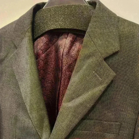 SPAO for Men Brown Tone Fully Lined Premium Sport Coat Blazer - Picture 2 of 12